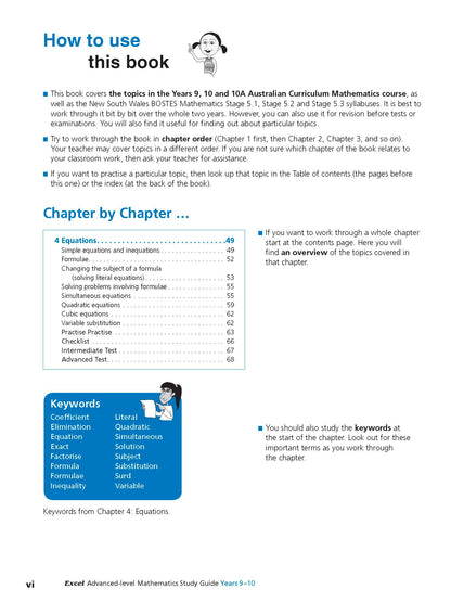 Excel Study Guide - Advanced Mathematics Years 9-10