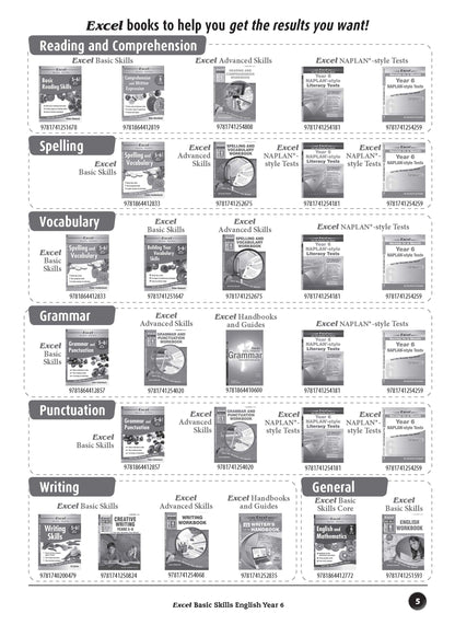 Excel Basic Skills - English Year 6