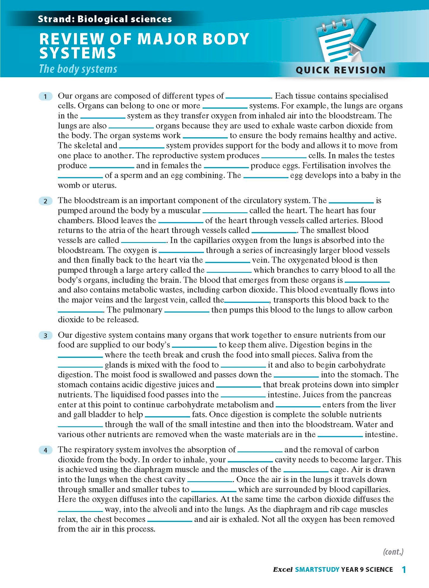 Excel SmartStudy - Science Year 9