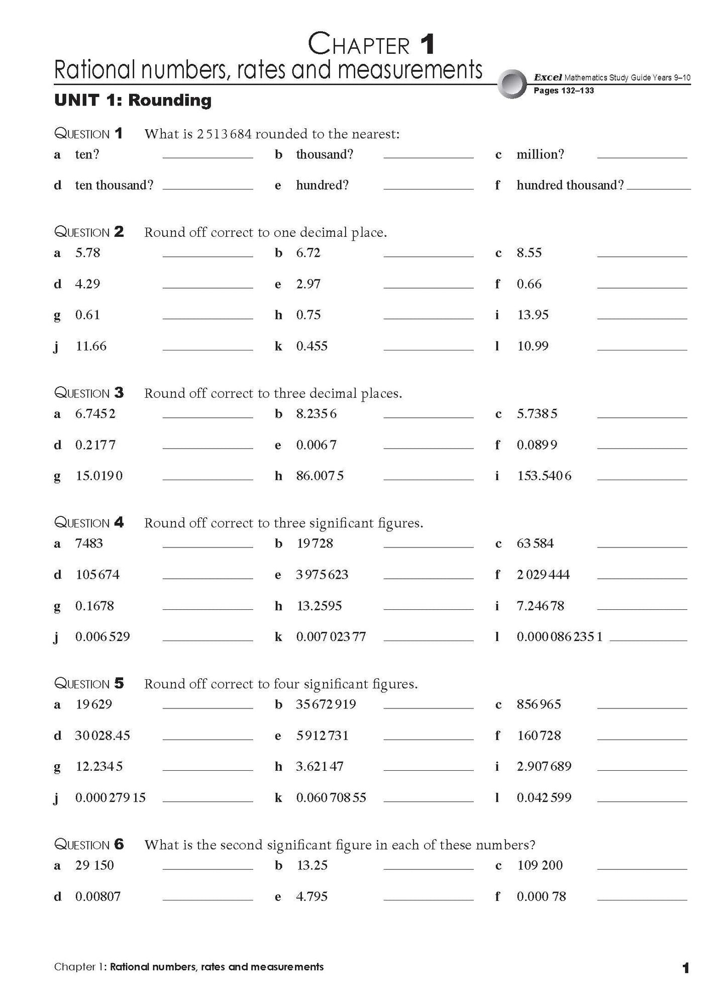 Excel Essential Skills - Mathematics Extension Revision & Exam Workbook Year 9