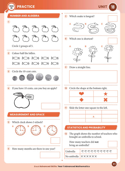 Excel Advanced Skills - Advanced Mathematics Year 1