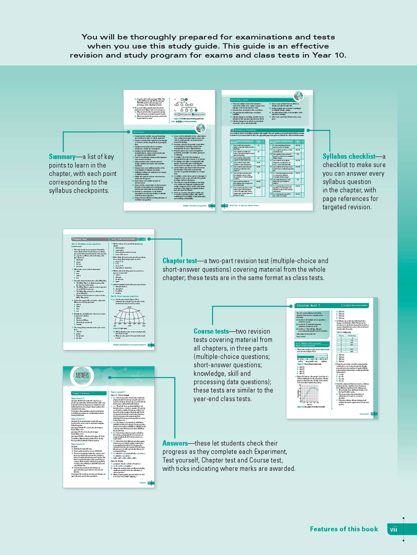 Excel Study Guide - Science Year 10