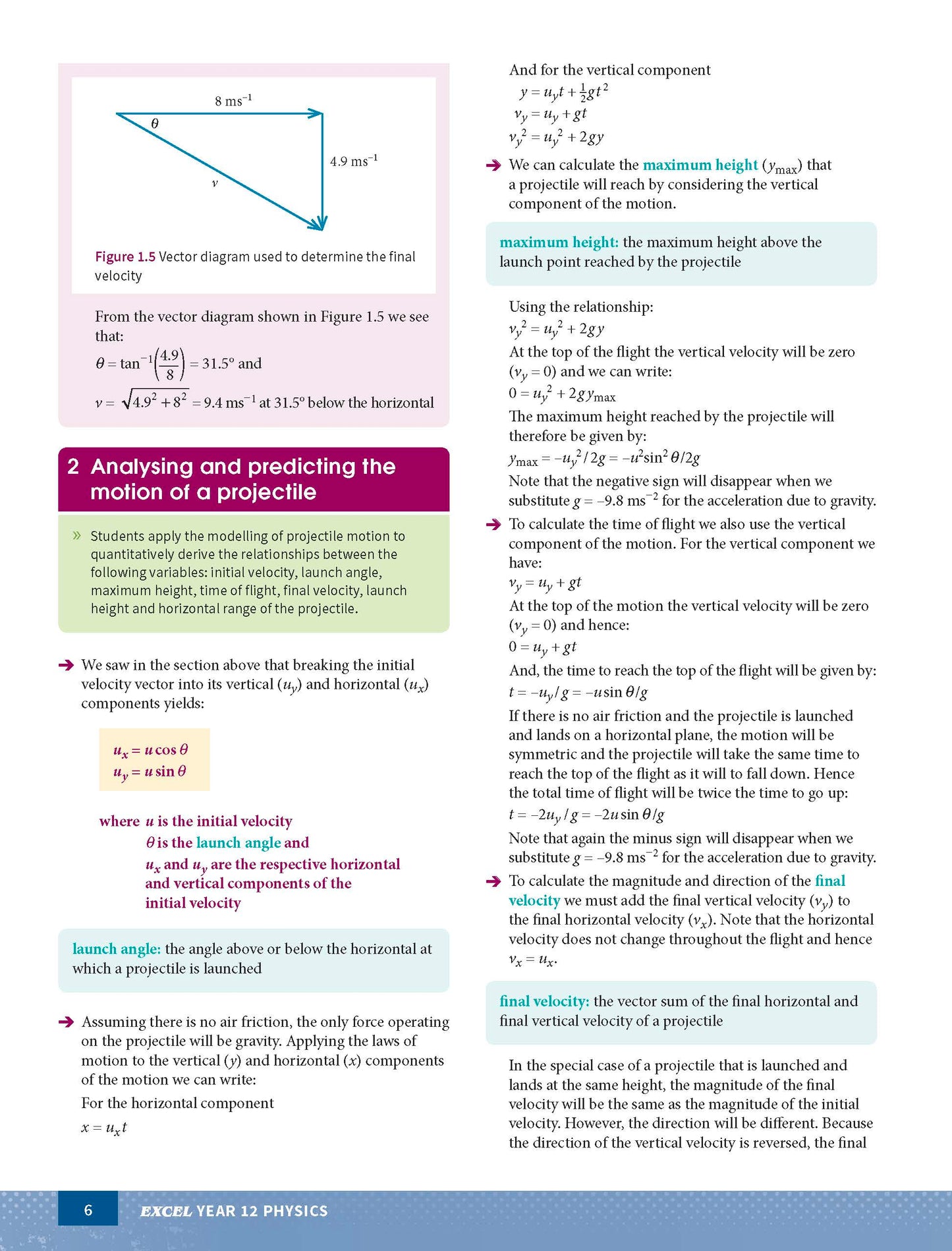 Excel HSC Year 12 Physics Study Guide