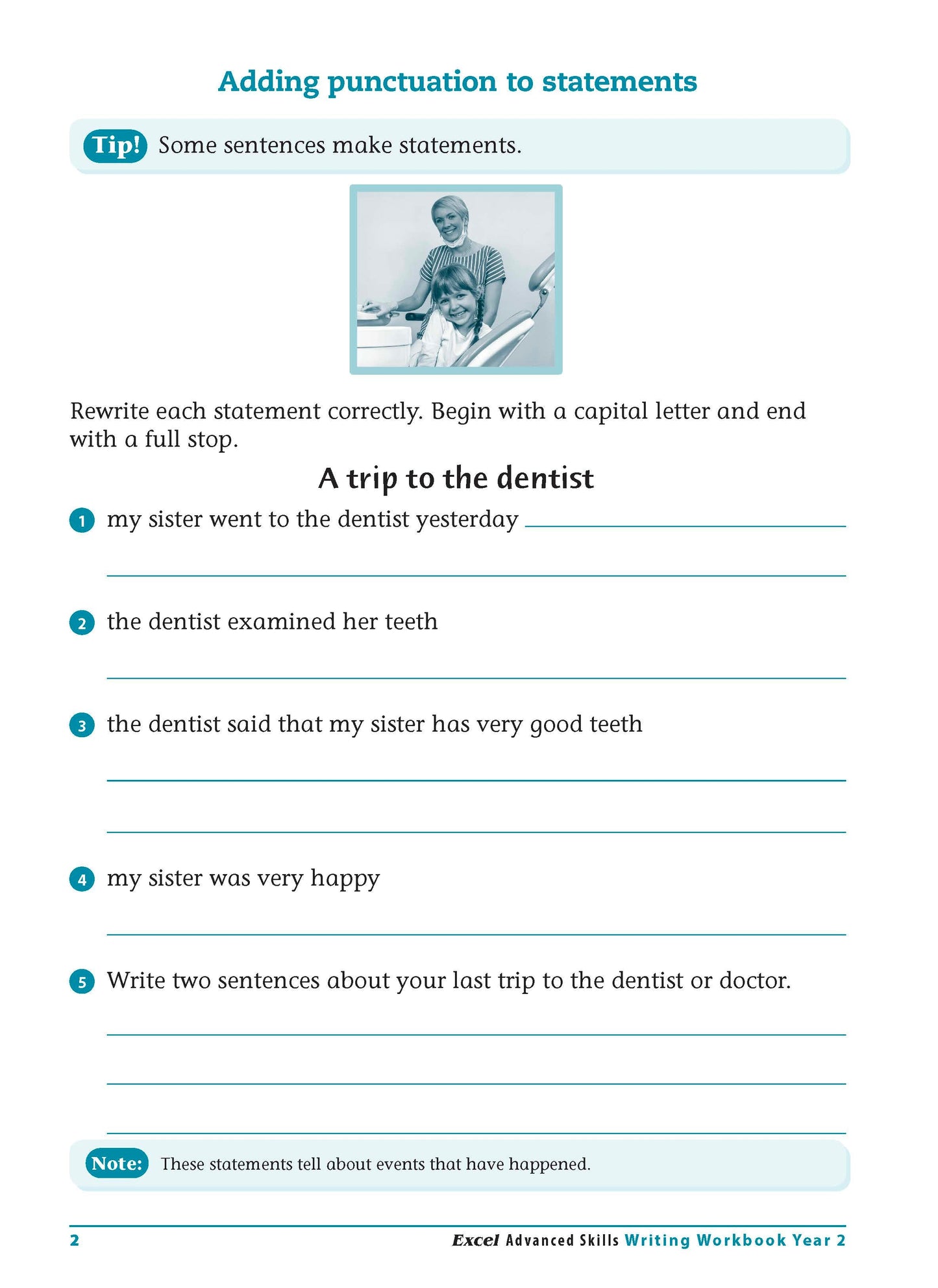 Excel Advanced Skills - Writing Workbook Year 2