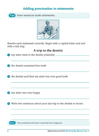 Excel Advanced Skills - Writing Workbook Year 2