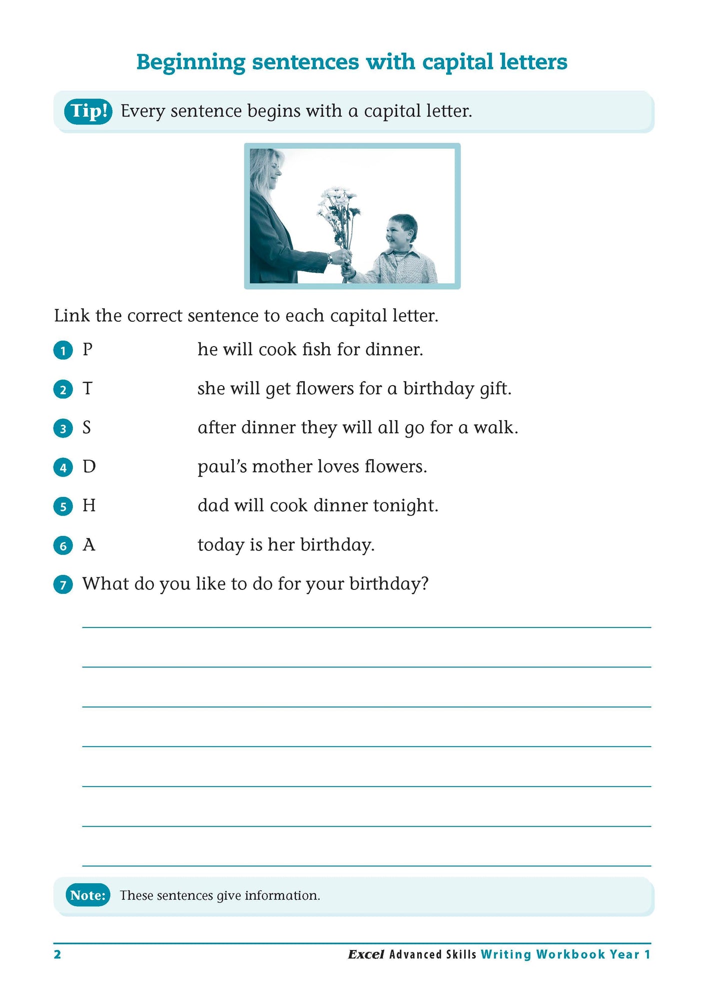 Excel Advanced Skills - Writing Workbook Year 1