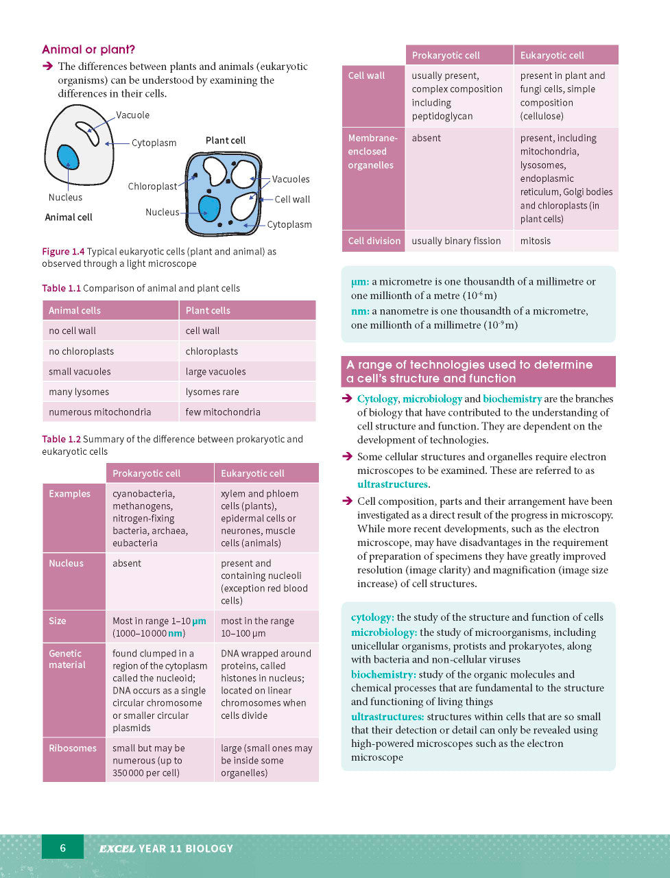 Excel HSC Year 11 Biology Study Guide