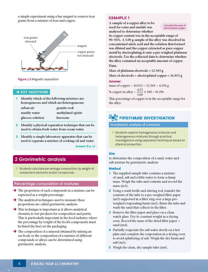 Excel HSC Year 11 Chemistry Study Guide