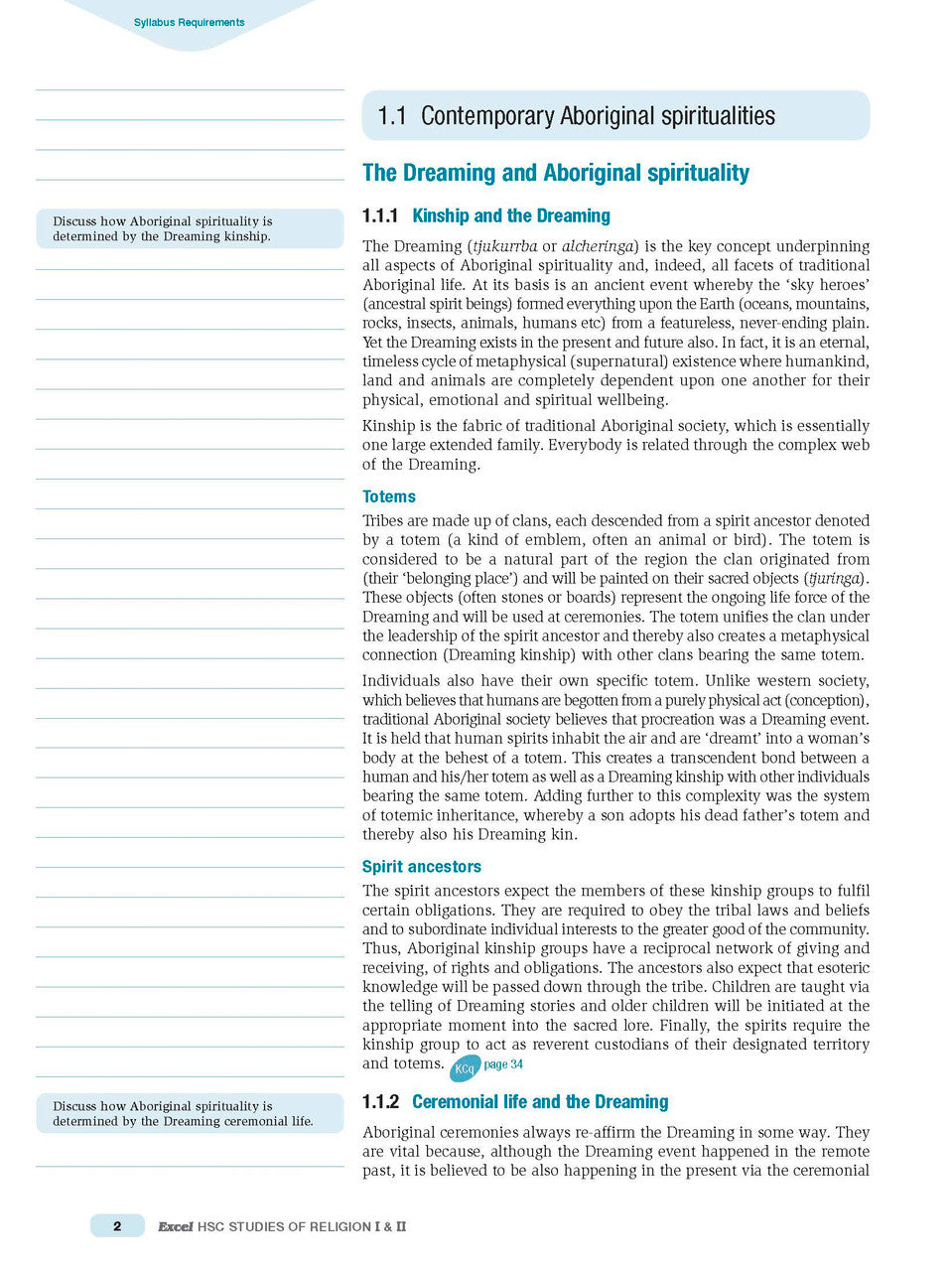 Excel HSC Year 12 Studies of Religion I and II Study Guide