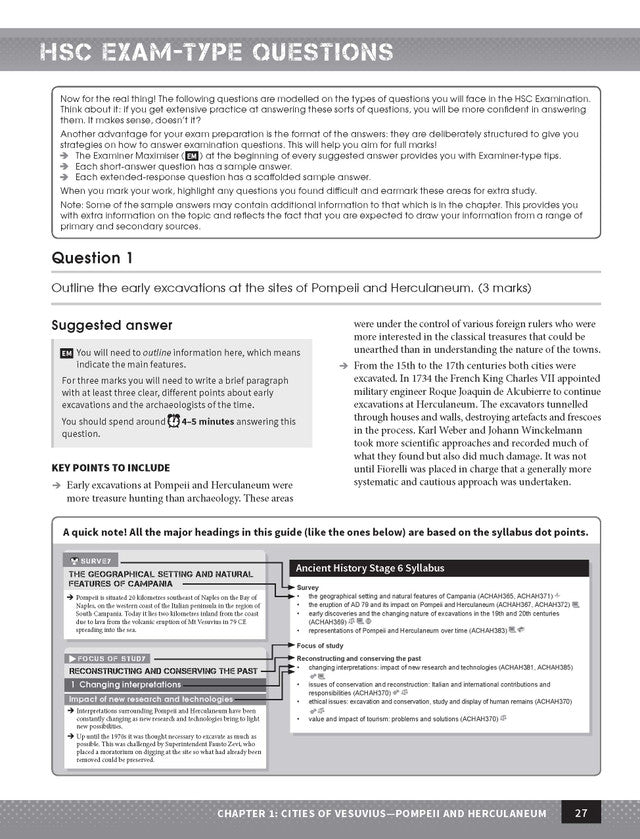 Excel HSC Year 12 Ancient History Study Guide