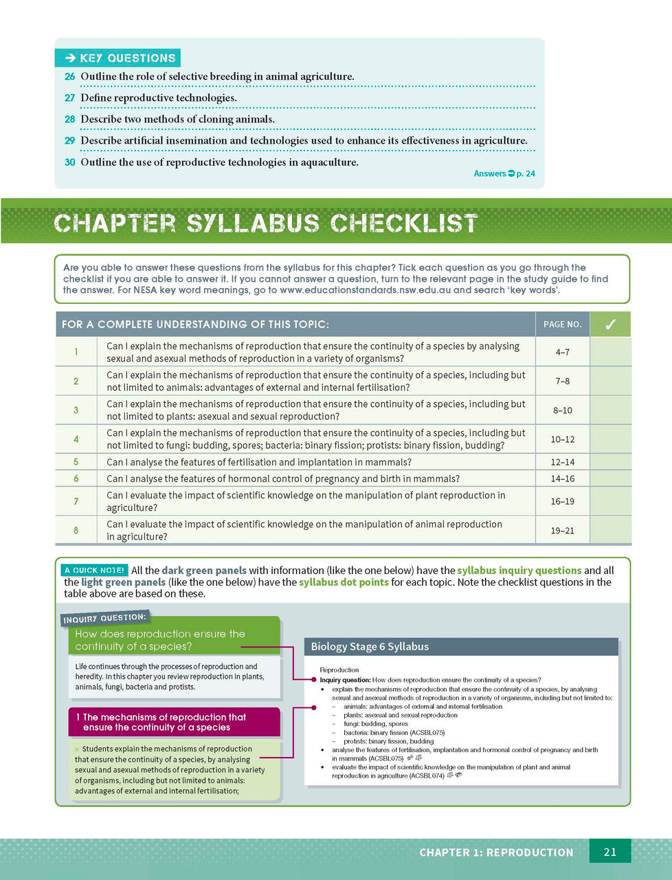 Excel HSC Year 12 Biology Study Guide