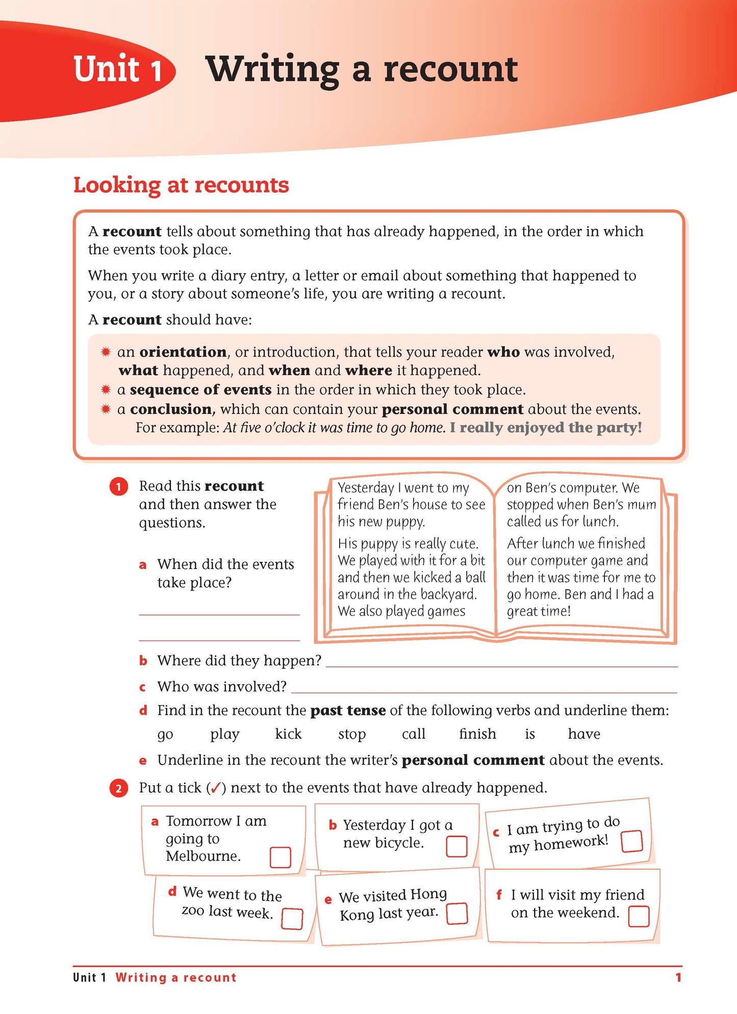 Excel Advanced Skills - Writing Workbook Year 3