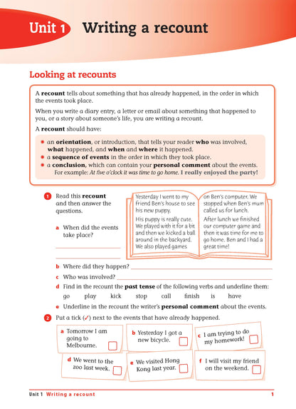 Excel Advanced Skills - Writing Workbook Year 3