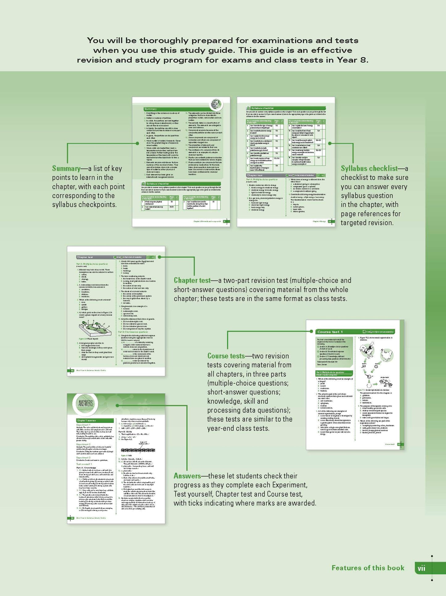 Excel Study Guide - Science Year 8
