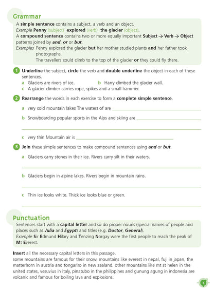 Excel Basic Skills - English Workbook Year 4