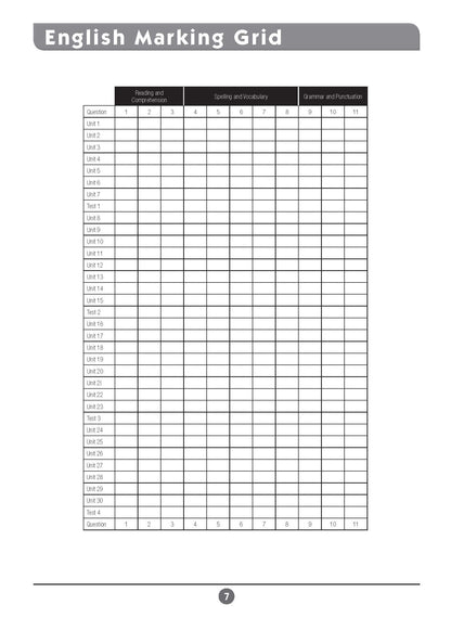 Excel Basic Skills - English and Mathematics Year 1