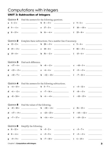 Excel Essential Skills - Mathematics Revision & Exam Workbook Year 8 NE