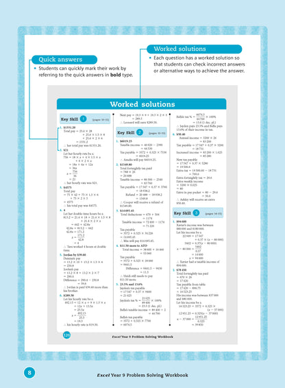 Excel Essential Skills - Problem Solving Workbook Year 9