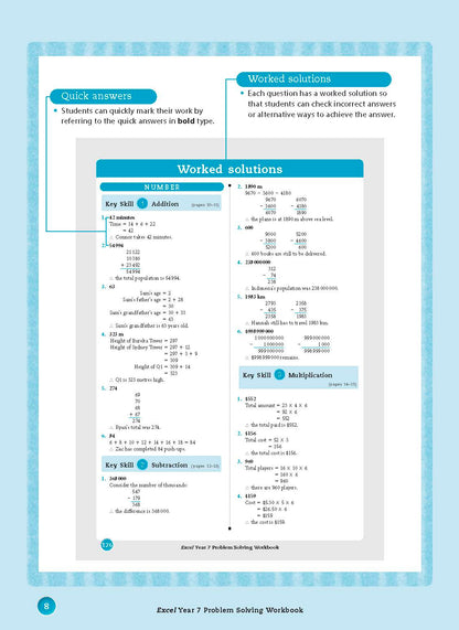 Excel Essential Skills - Problem Solving Workbook Year 7