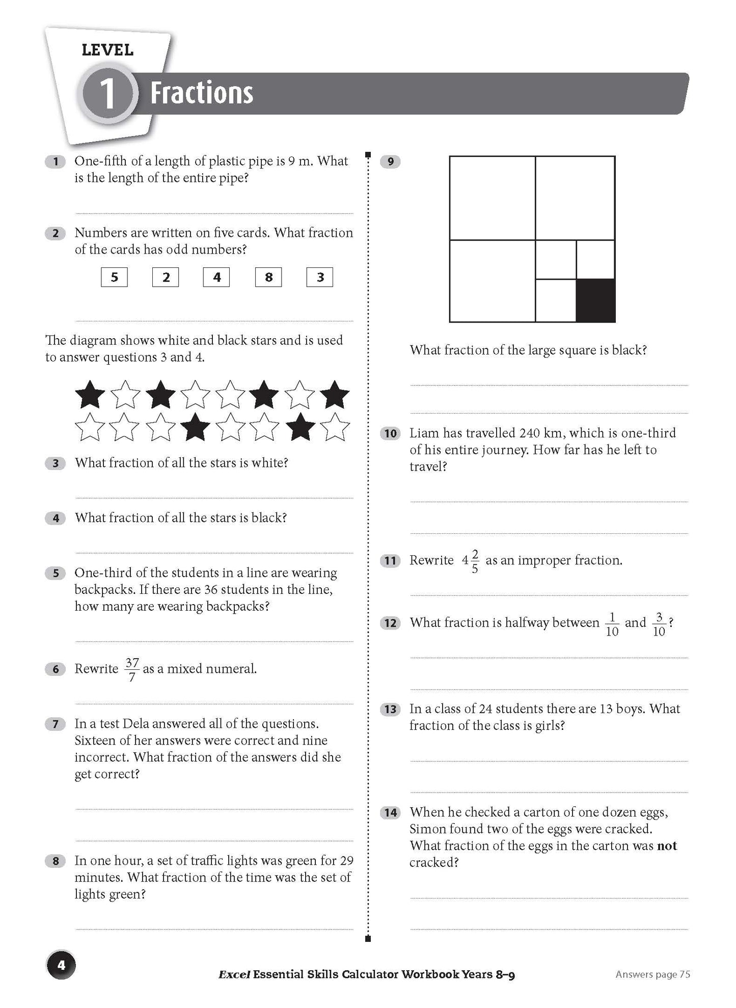 Excel Essential Skills - Calculator Workbook Years 8-9