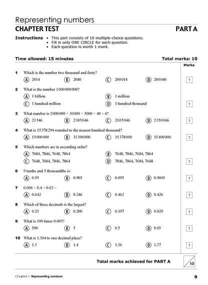 Excel Essential Skills - Mathematics Revision & Test Workbook Year 5