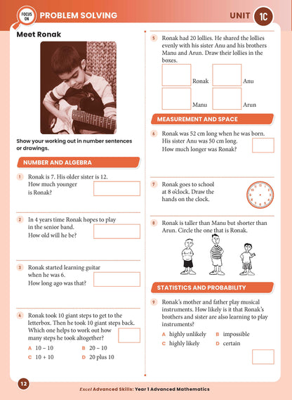 Excel Advanced Skills - Advanced Mathematics Year 1