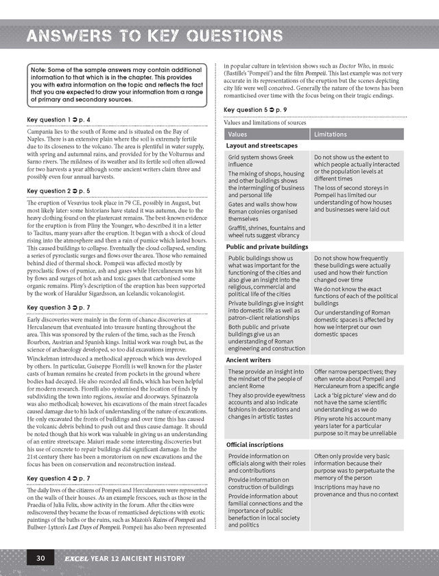 Excel HSC Year 12 Ancient History Study Guide