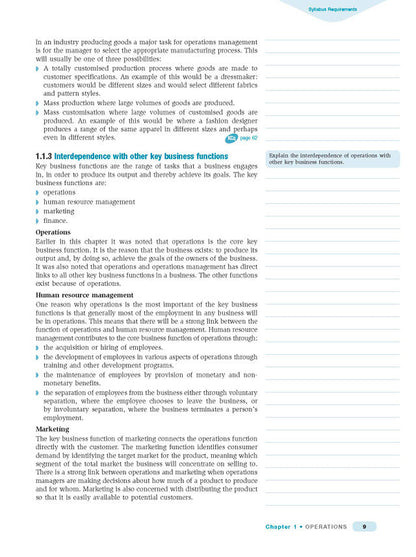Excel HSC Year 12 Business Studies Study Guide