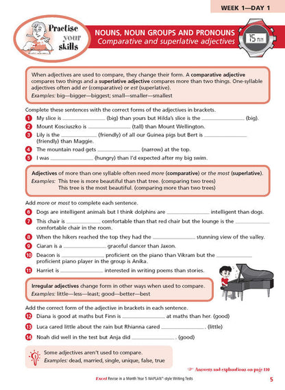 Excel Revise in a Month Year 5 NAPLAN*-style Writing Tests