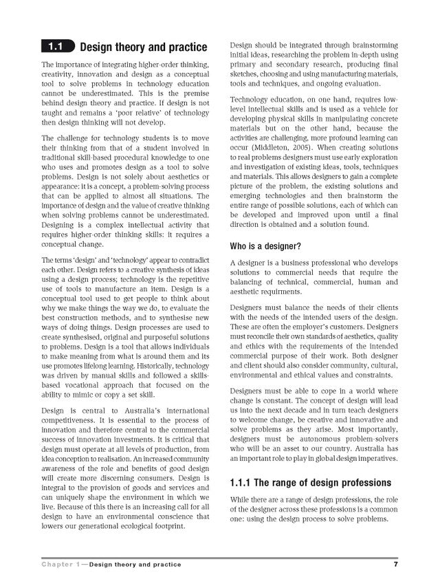 Excel HSC Year 11 and 12 Design and Technology Study Guide