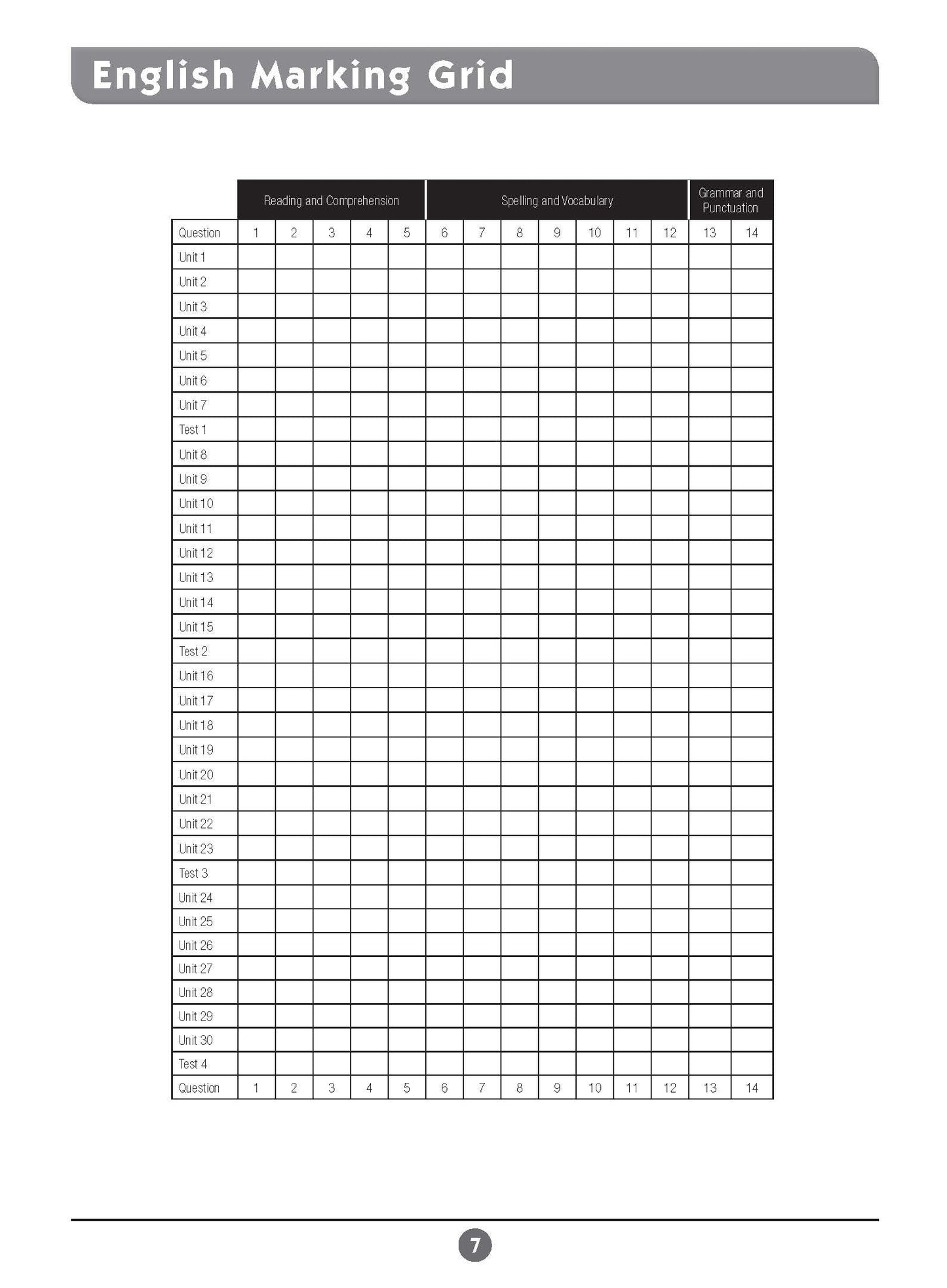 Excel Basic Skills - English and Mathematics Year 3