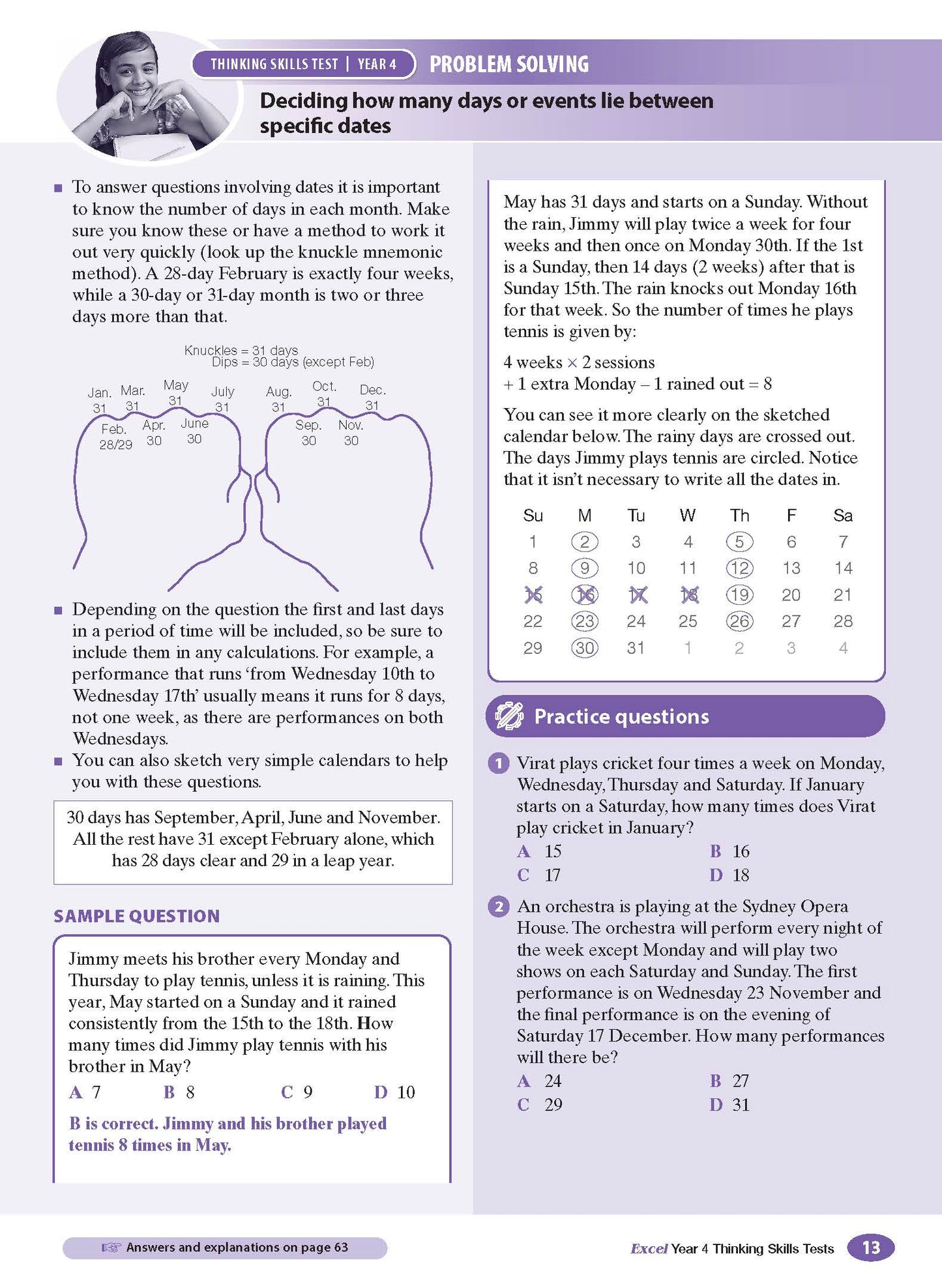 Excel Test Skills - Thinking Skills Tests Year 4