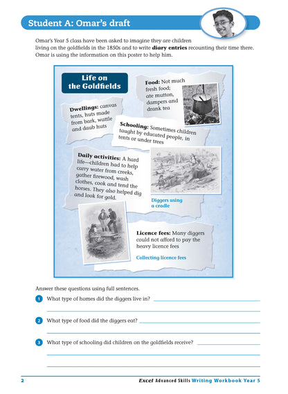 Excel Advanced Skills - Writing Workbook Year 5