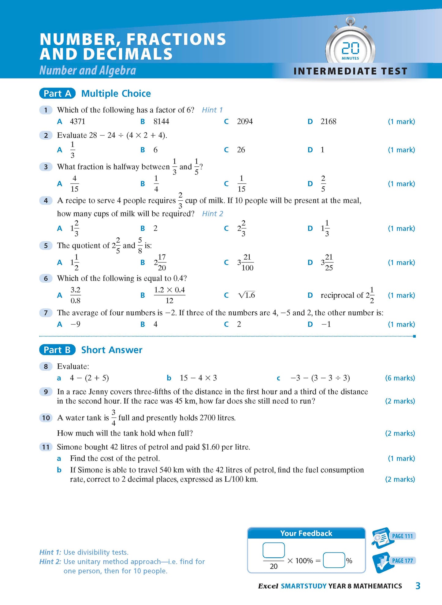 Excel SmartStudy - Mathematics Year 8