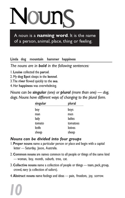 Excel Handbooks - Pascal's Basic Primary Grammar Years 3-6