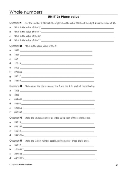 Excel Essential Skills - Mathematics Extension Revision & Exam Workbook Year 7