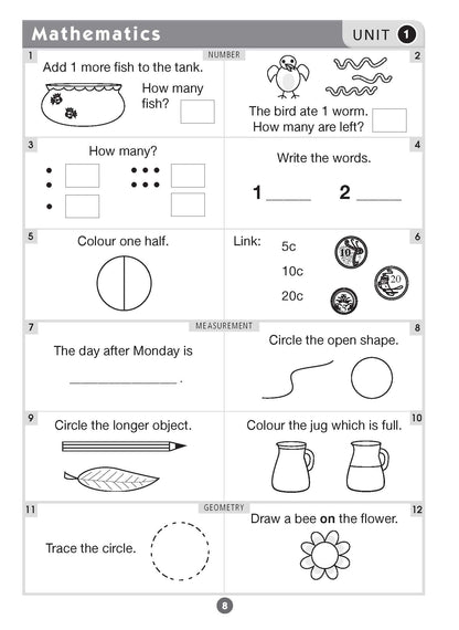 Excel Basic Skills - English and Mathematics Year 1