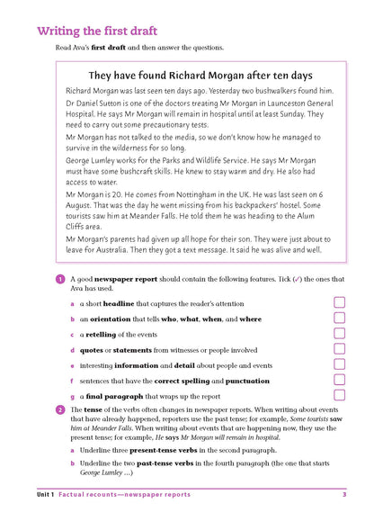 Excel Advanced Skills - Writing Workbook Year 6