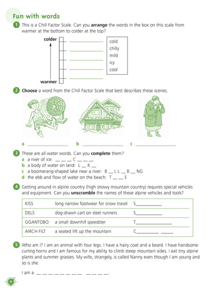 Excel Basic Skills - English Workbook Year 4