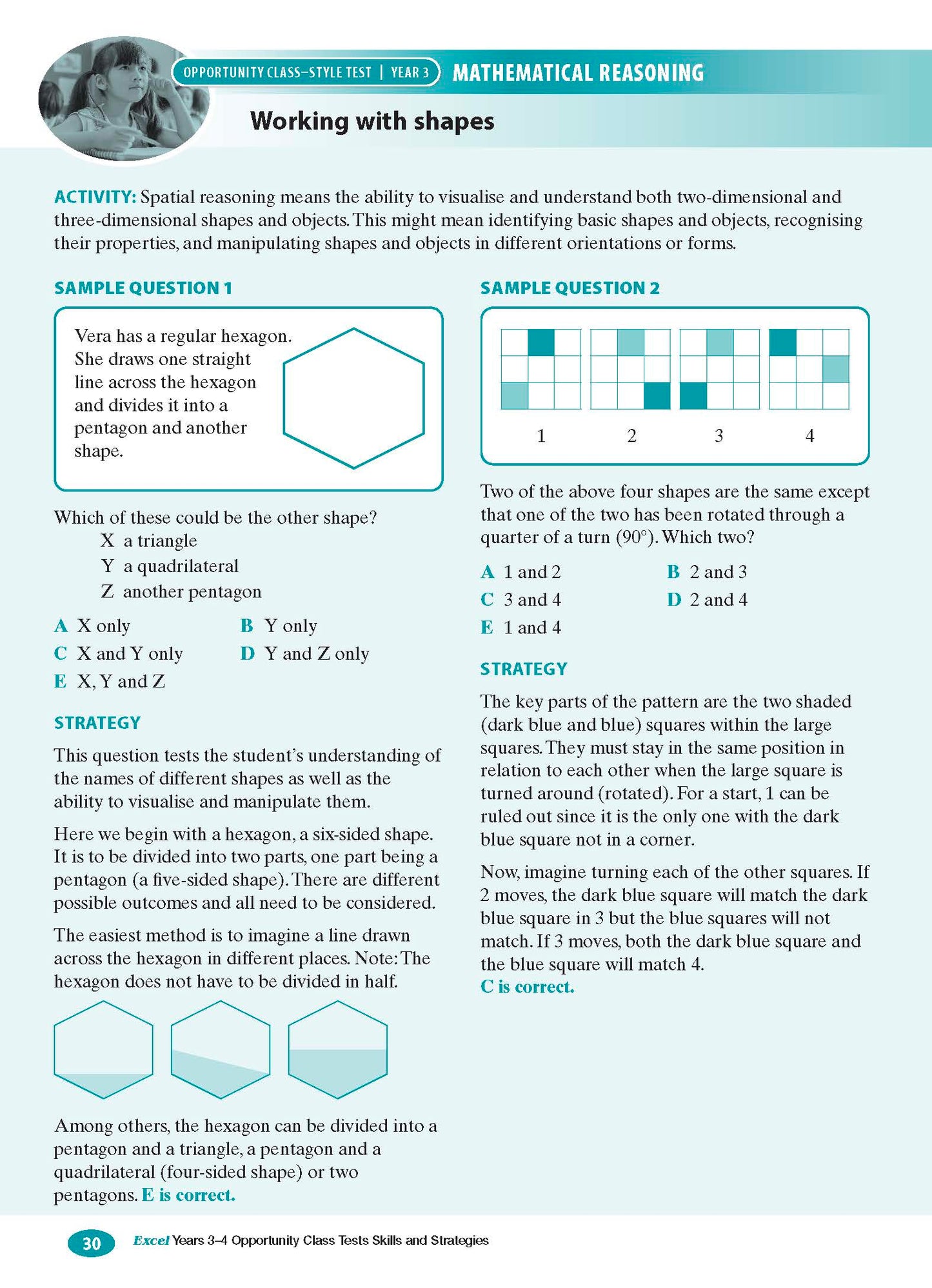 Excel Test Skills - Opportunity Class Tests Skills and Strategies Years 3-4