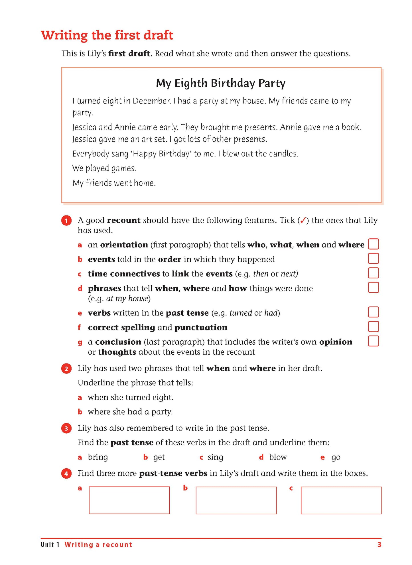 Excel Advanced Skills - Writing Workbook Year 3