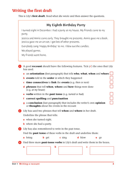 Excel Advanced Skills - Writing Workbook Year 3