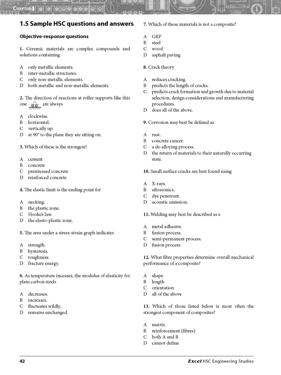 Excel HSC Year 12 Engineering Studies Study Guide