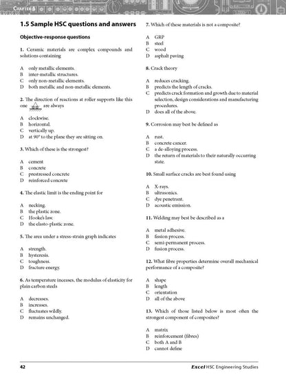 Excel HSC Year 12 Engineering Studies Study Guide