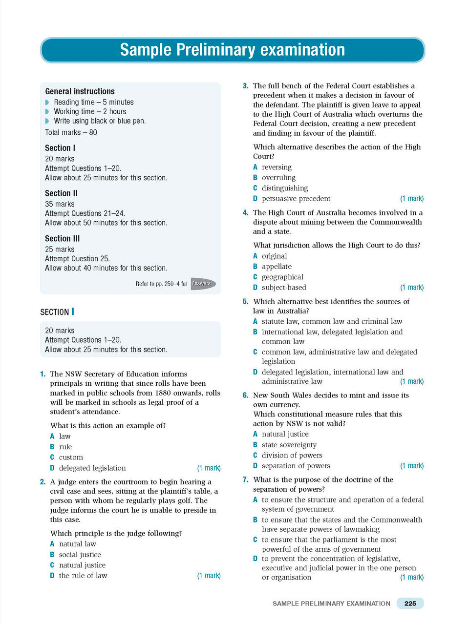 Excel HSC Year 11 Legal Studies Study Guide