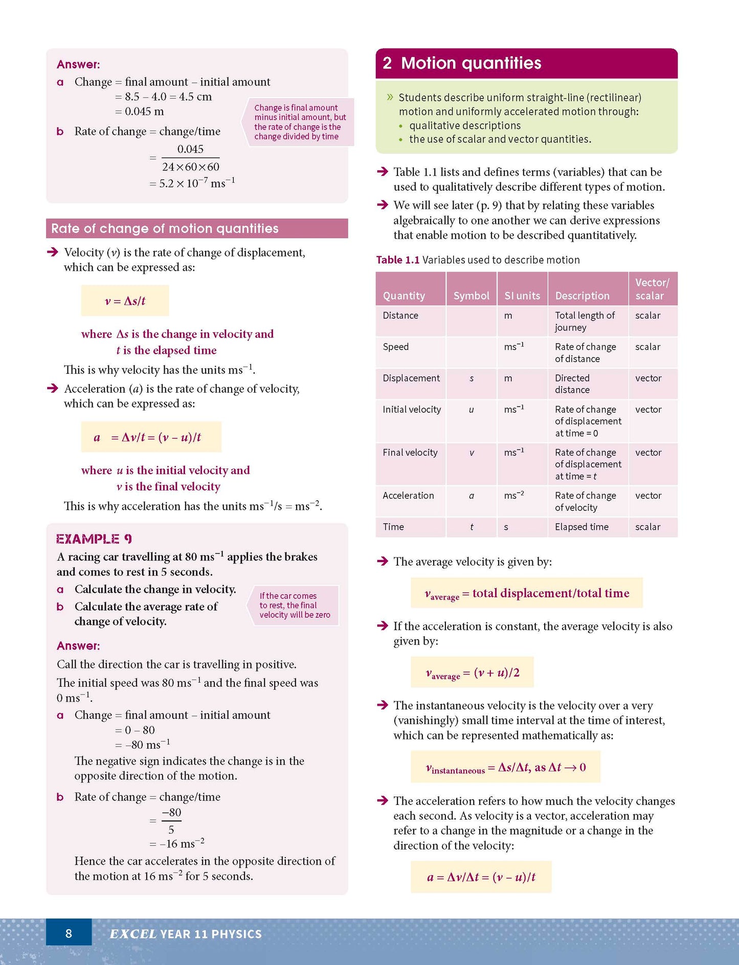 Excel HSC Year 11 Physics Study Guide