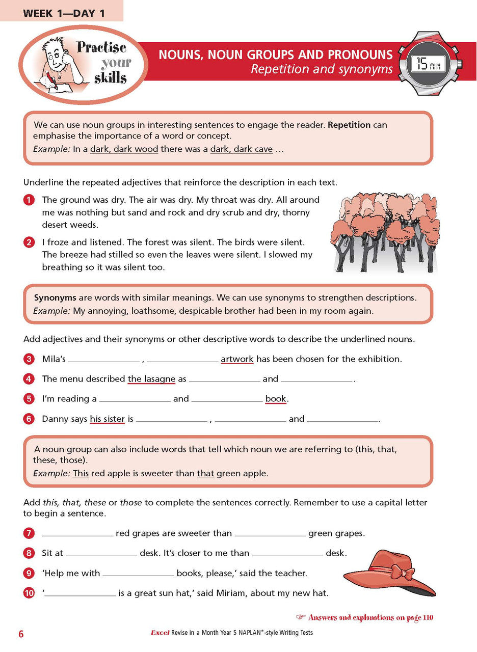 Excel Revise in a Month Year 5 NAPLAN*-style Writing Tests