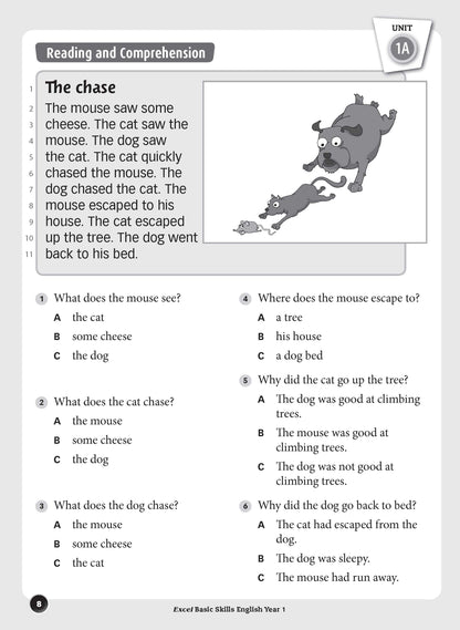 Excel Basic Skills - English Year 1