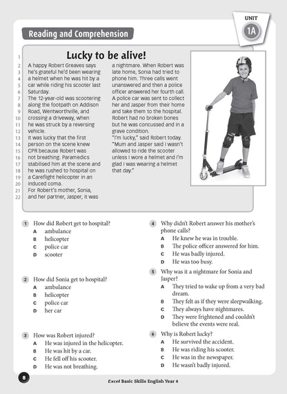 Excel Basic Skills - English Year 6