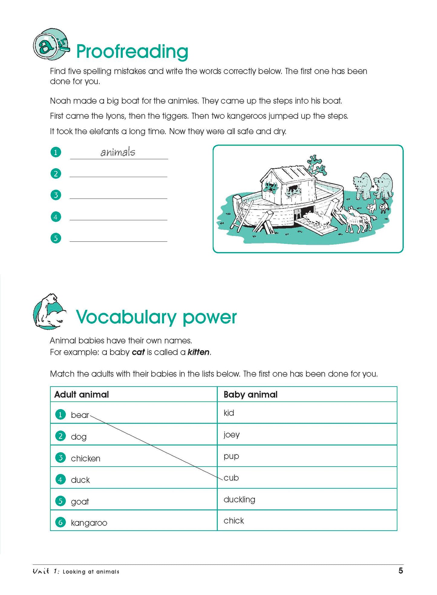 Excel Advanced Skills - Spelling and Vocabulary Workbook Year 1